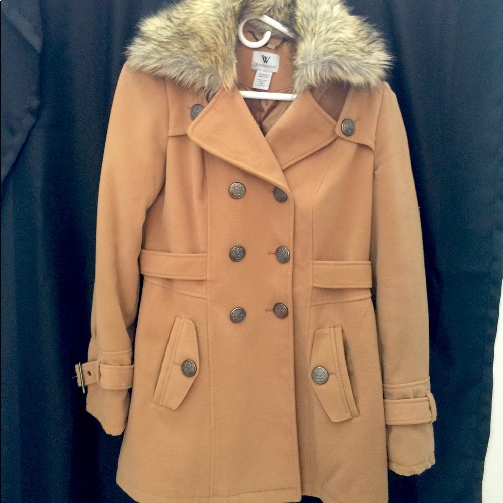 Tan Peacoat